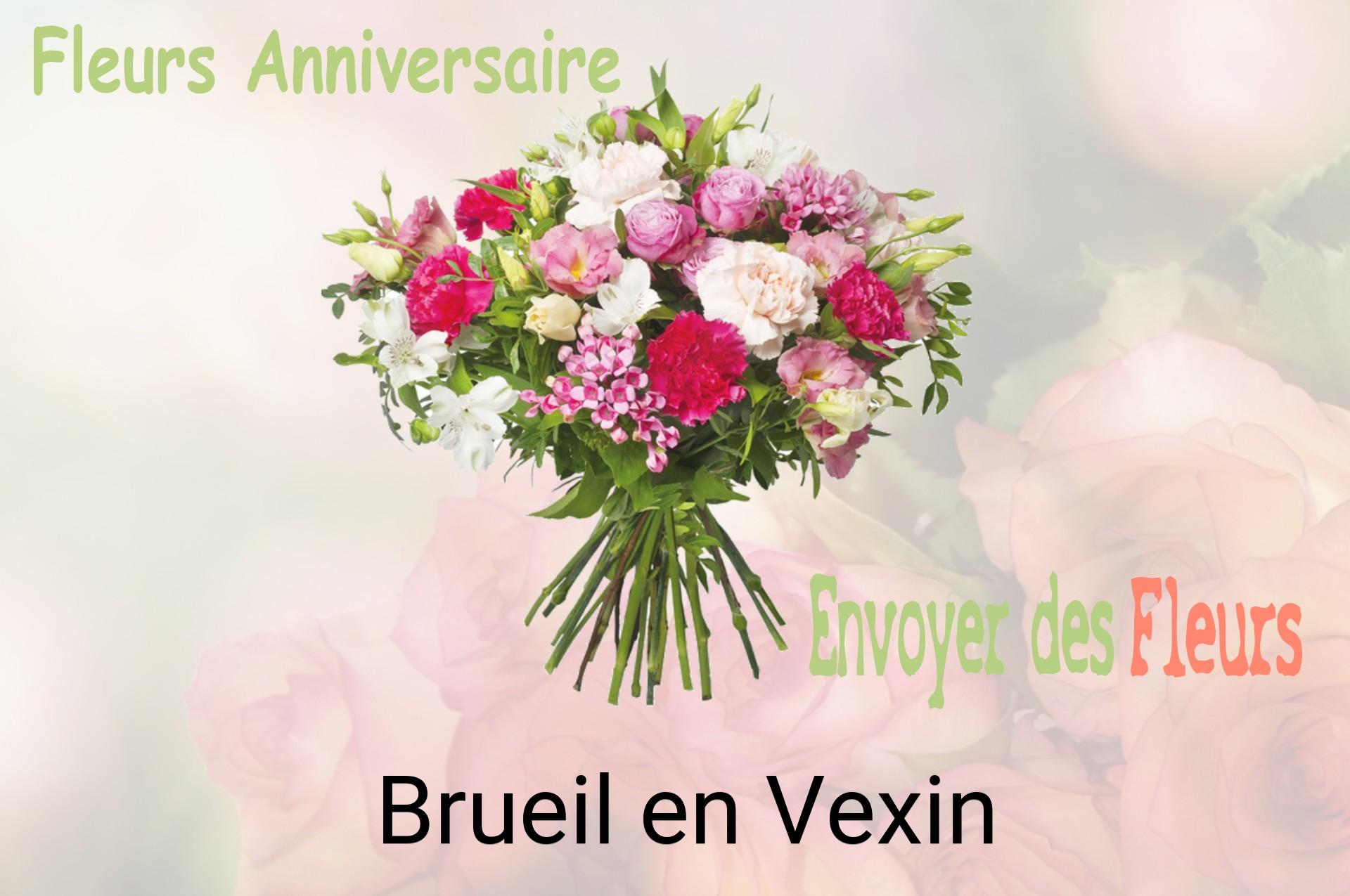 Bouquet de fleurs d’anniversaire livré à Brueil-en-Vexin