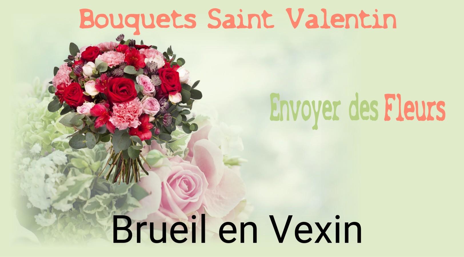 Roses de Saint-Valentin livrées à Brueil-en-Vexin